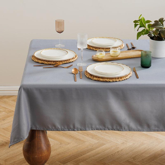 Waffle Table Cloth Light Grey-