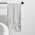 100% Cotton Hand Towel Silver Grey