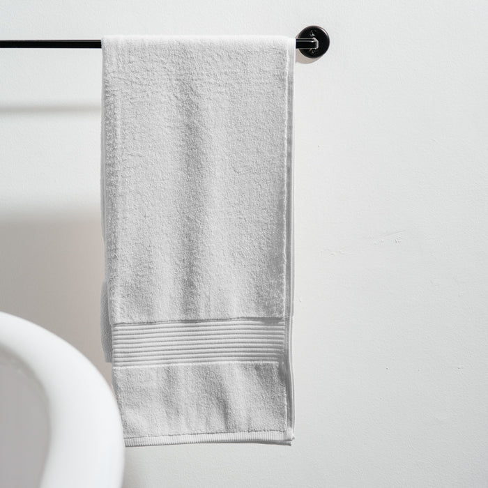 100% Cotton Hand Towel 600gsm - Silver Grey-Hand Towel