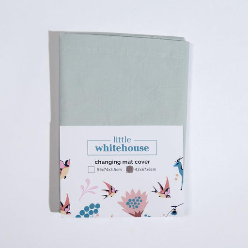 Little White House Change Mat Cover - Standard - Duck Egg