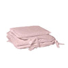 200 Thread Count 100% Cotton 4 Piece Cot Bedding Bundle Dusty Pink
