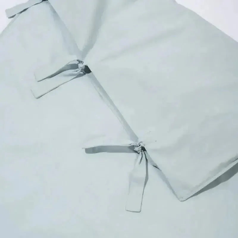 7 Piece Cot Bedding Set - Duck Egg-Cot Bedding Sets-Little Whitehouse