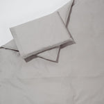 200 Thread Count 100% Cotton Cot Duvet Cover Set Light Grey