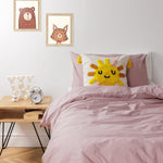 200 Thread Count 100% Cotton Kids Duvet Cover Set Dusty Pink