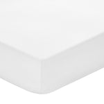 200 Thread Count 100% Cotton Percale Fitted Sheet White