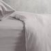200 Thread Count Cotton Rich Percale Duvet Cover Set Light Grey-Duvet Cover Set