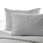 200 Thread Count Cotton Rich Percale Pillowcase Light Grey