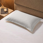 200 Thread Count Oxford 100% Cotton Percale Pillowcase Light Grey