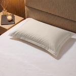200 Thread Count Oxford 100% Cotton Percale Pillowcase Stone