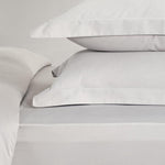 200 Thread Count Oxford Cotton Rich Percale Pillowcase Light Grey