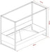 4You Canopy Single XL Bed - Bedroom Bundle Oak-