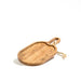Acacia Wood Oval-Edged Paddle Board - Natural-Board