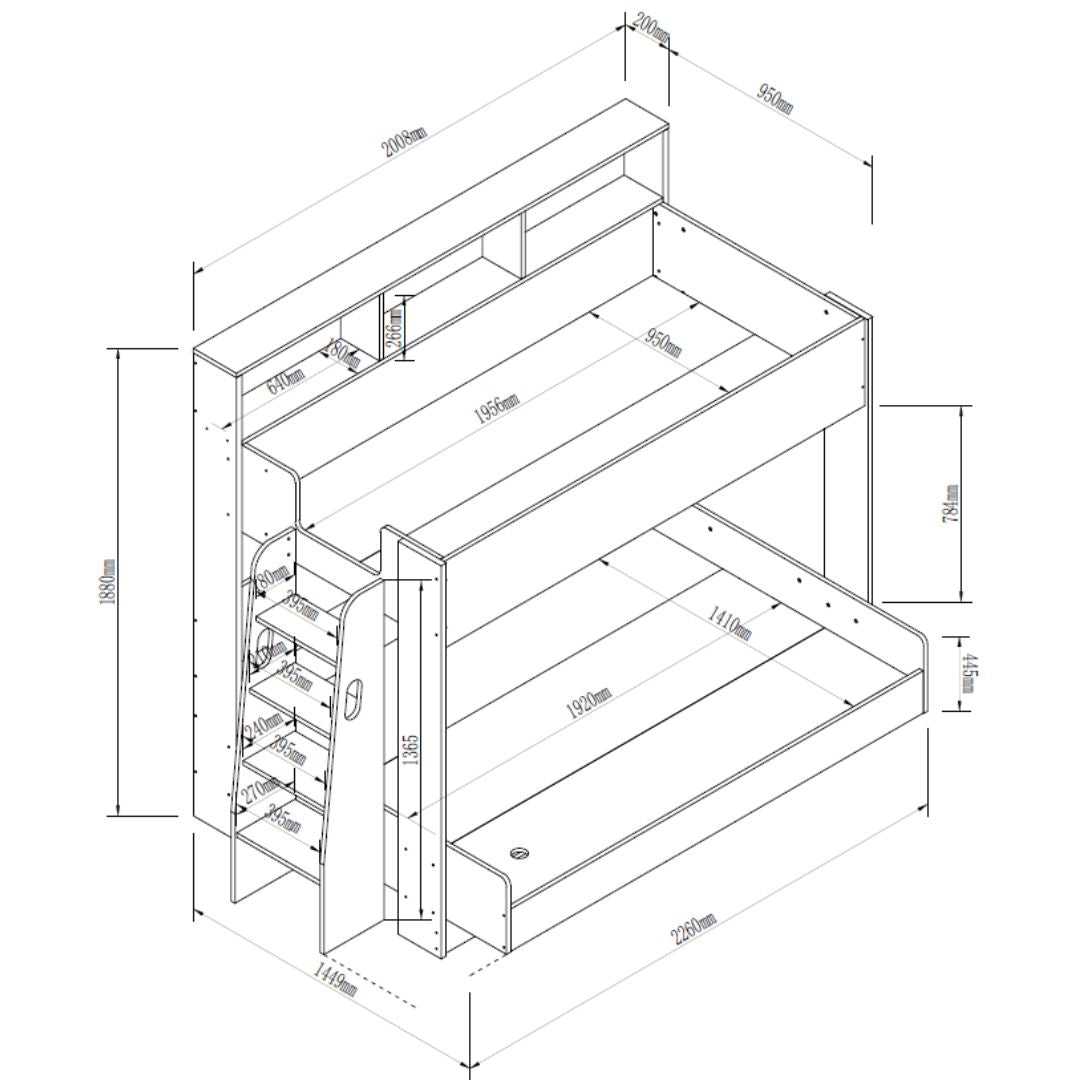 Adventure Tri-Bunk Bed