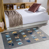 Alphabet Rug Grey