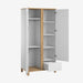 Altitude Two-Door Wardrobe - White/Oak