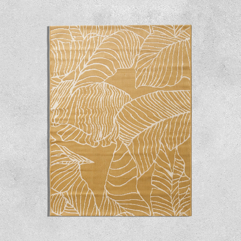 Autumn Botanica Indoor and Outdoor Rug Natural-Carpets/Rugs