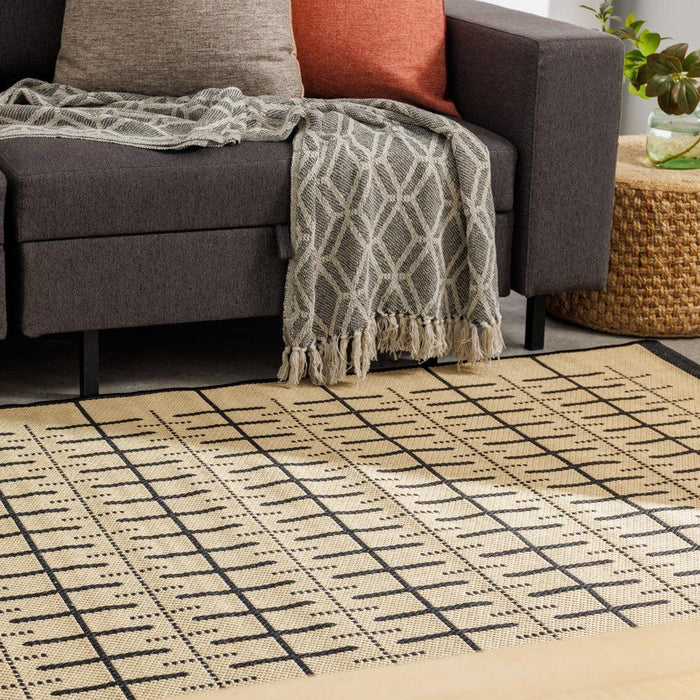 Autumn Ember Indoor and Outdoor Rug Ecru-Carpets/Rugs