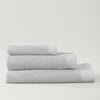 Barcelona Textured Cotton Towel Collection Pearl Grey