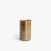 Bathroom Tumbler - Textured Brass-Bathroom Accessories