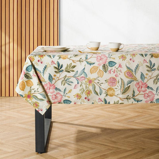 Carmel Designs Tablecloth Exotic Fruit - Ivory-Tablecloths