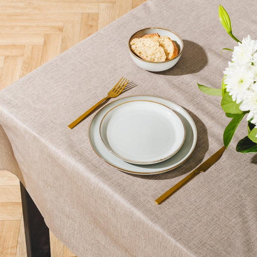 Carmel Designs Tablecloth Linen Dream - Taupe-Tablecloths