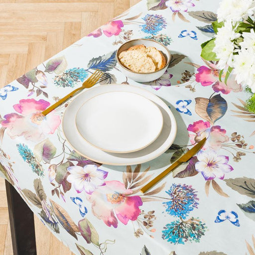 Carmel Designs Tablecloth Spring - Sky Blue-Tablecloths