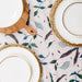 Carmel Designs Tablecloth Abstract Leaves Nude-Tablecloths