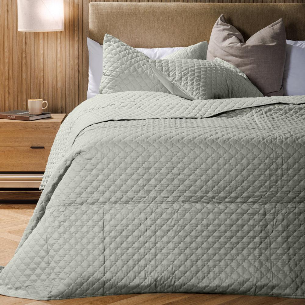 Clay Whisper Soft Premium Cotton Quilt Aquifer-Quilts & Comforters