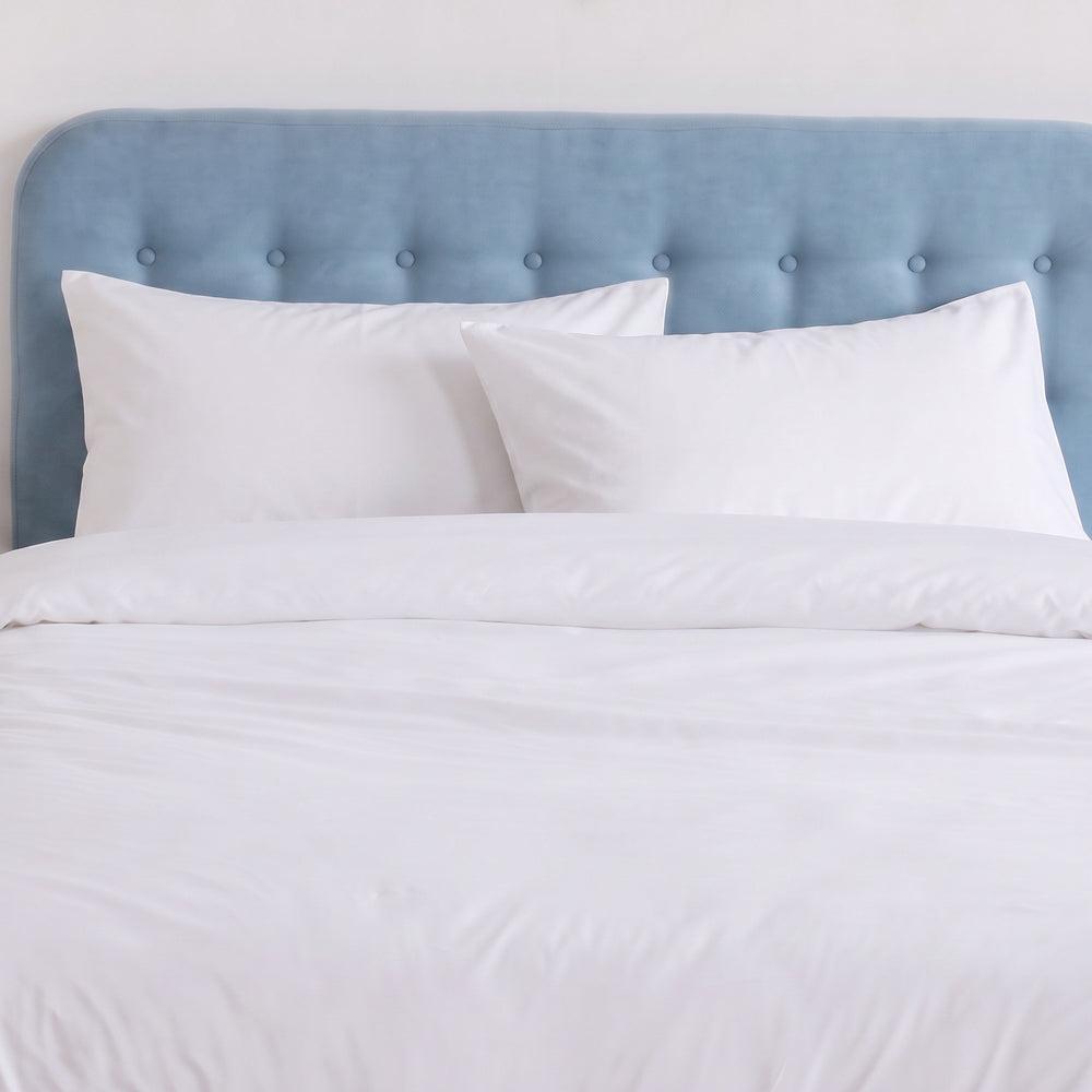 Cotton Bay 400 Thread Count Sateen Pillowcase Standard White-Pillowcases