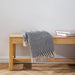 Cotton Bay Geo Diamond Throw Ash Grey-Throws
