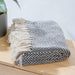 Cotton Bay Geo Diamond Throw - Navy-THROW
