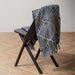 Cotton Bay Scallop Throw - Graphite-Throw