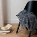 Cotton Bay Scallop Throw - Graphite-Throw