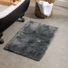 Cotton Bay Silky Non-Slip Bath Mat Gun Metal Grey