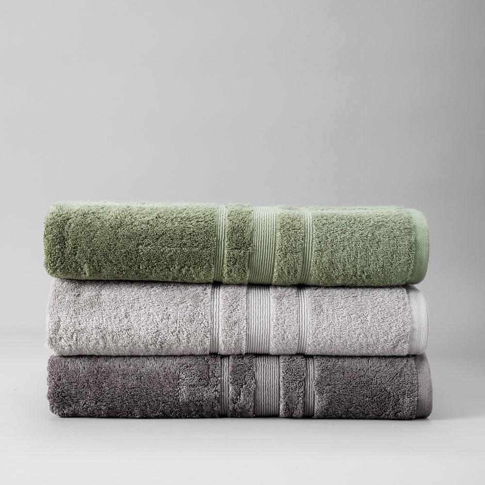 Cotton Bay Supreme Hand Towel Moss Green-Towels