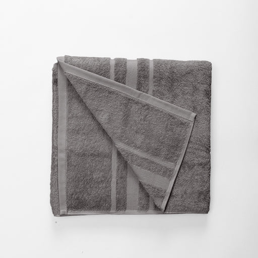 Cotton Bay Supreme Bath Towel Mid Grey-Towels