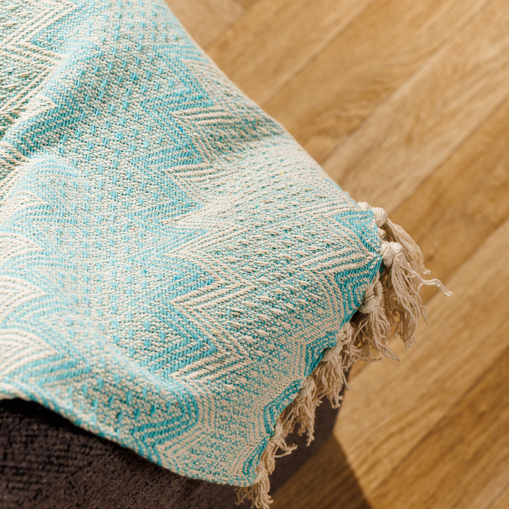 Cotton Bay Throw Alpine Wave Duck Egg-Throws