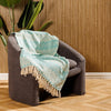 Cotton Bay Throw Alpine Wave Duck Egg
