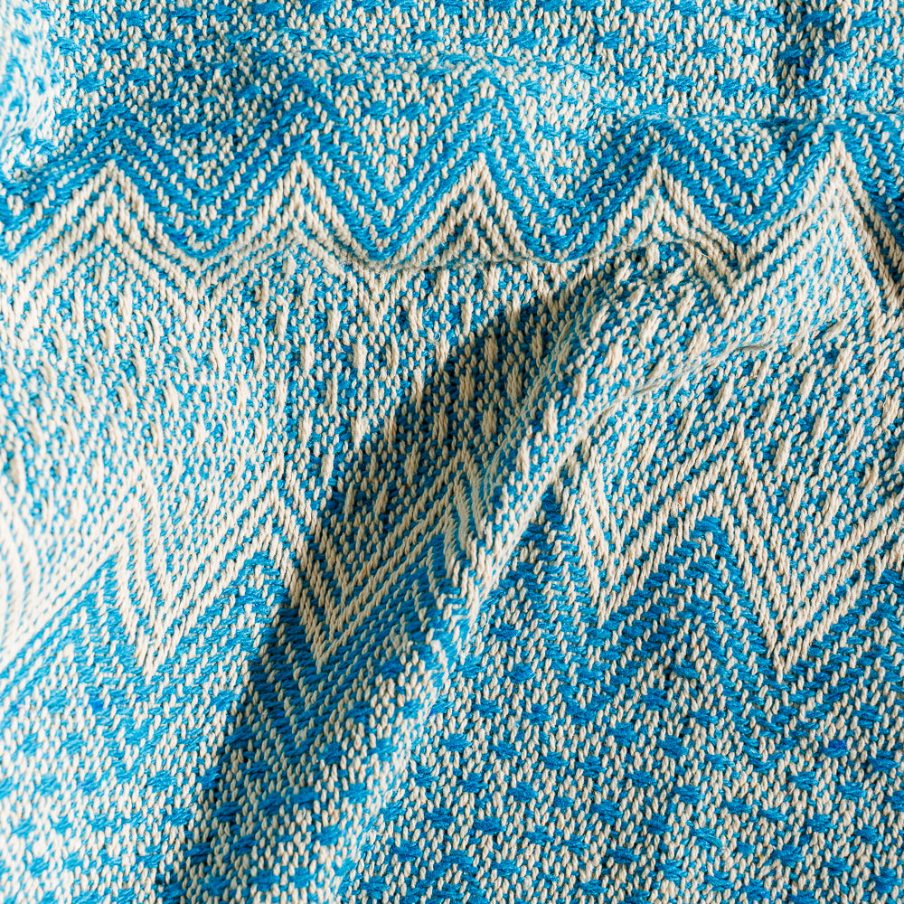 Cotton Bay Throw Alpine Wave Turquoise-Throws