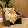 Cotton Bay Throw Alpine Wave Yellow