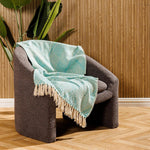 Cotton Bay Throw Arden Duck Egg