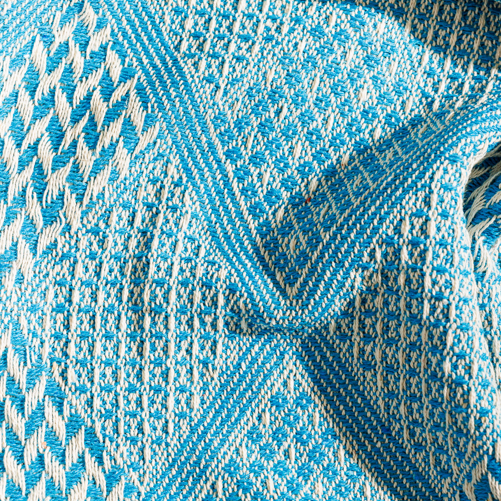 Cotton Bay Throw Arden Turquoise-Throws