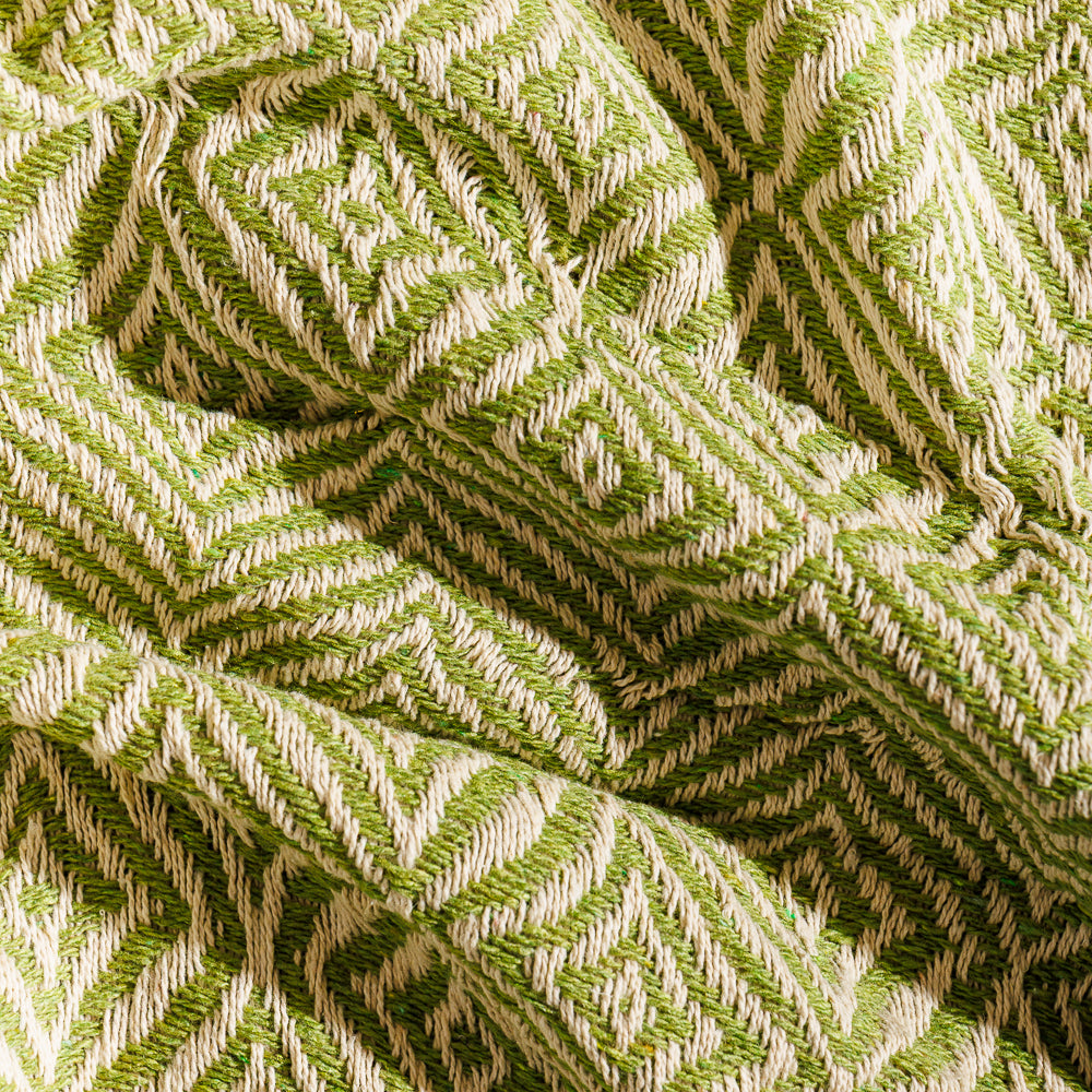 Cotton Bay Throw Nordica Green-Throws