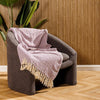 Cotton Bay Throw Nordica Lilac