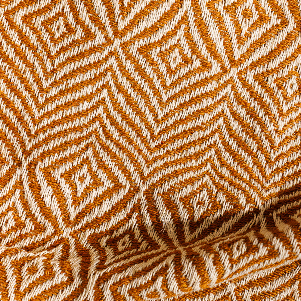 Cotton Bay Throw Nordica Nut Brown-Throws