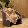 Cotton Bay Throw Nordica Nut Brown