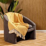 Cotton Bay Throw Nordica Yellow