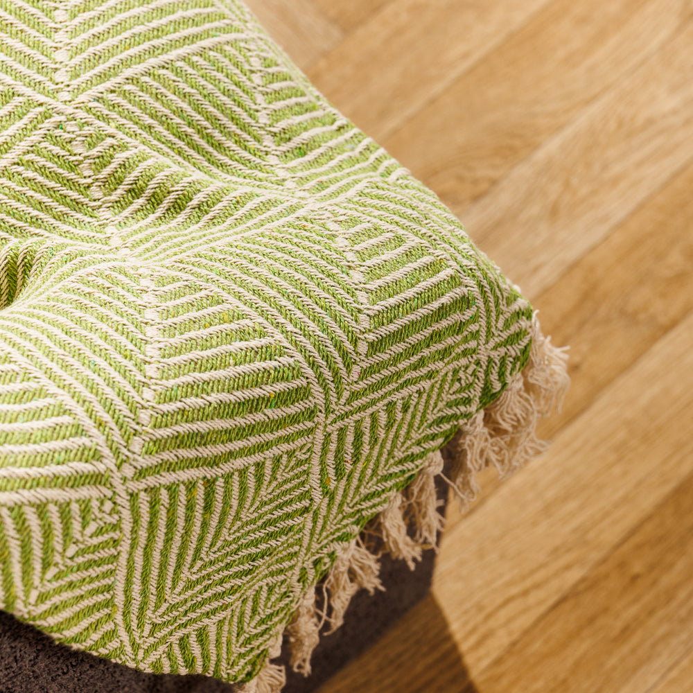 Cotton Bay Throw Vallencia Green-Throws