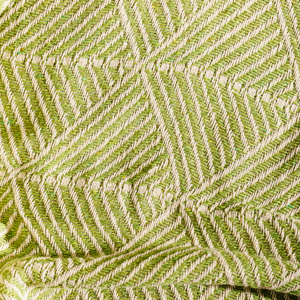 Cotton Bay Throw Vallencia Green-Throws