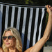 Cotton Bay Velour Stripe Beach Towel Monochrome Coast-Beach Towels